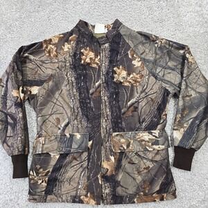 ScentLok Mens Realtree Hardwoods Camo Hunting Jacket Size‎ L Outdoor Utility